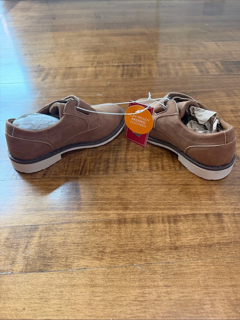 Gymboree Brown Easy On Hook and Loop Casual or Dress Shoes